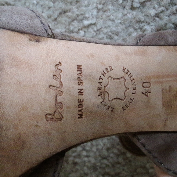 Boden Block Tan Heel Sandals - Picture 5 of 5